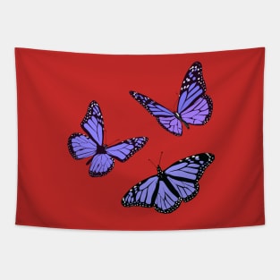 Beautiful purple butterfly illustrations Tapestry