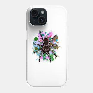 Tarantula Paint Splatter 2 Phone Case