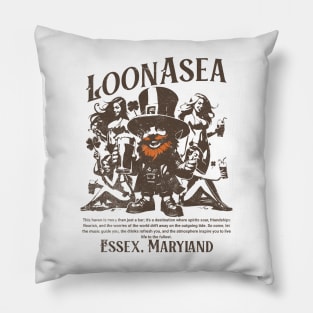 Loonasea Pub Joint Essex Maryland Middle River Pillow