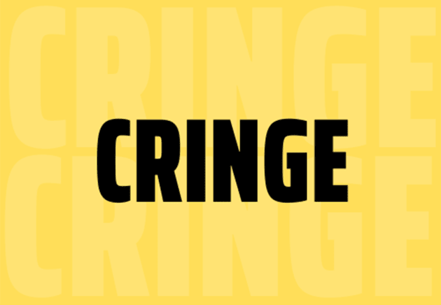 Cringe, That's Cringe Meme Kids T-Shirt by applebubble