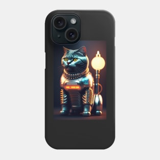 British Shorthair Cyborg Phone Case