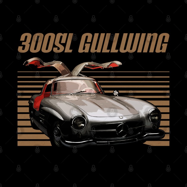 Mercedes 300SL Gullwing 1954 Awesome Automobile by NinaMcconnell