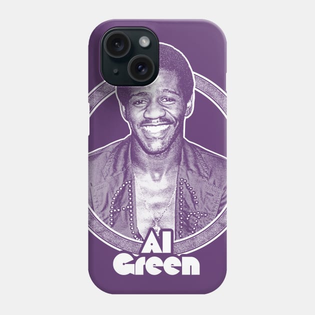 Al Green / Retro Aesthetic 70s Soul Fan Design Phone Case by DankFutura