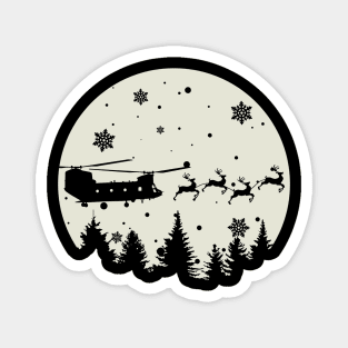 CH-47 Chinook Reindeer Magnet