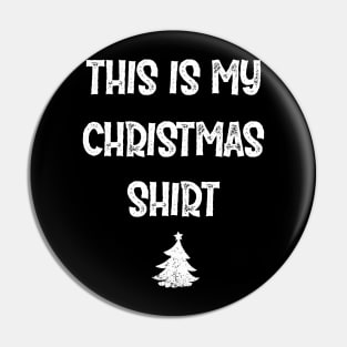 This Is My Christmas Pajama Shirt Funny Christmas 4 Pin