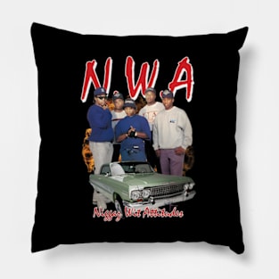 Niggag Wit Attitudes Pillow