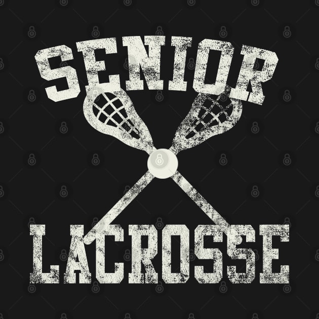 Senior Lacrosse Vintage Style by tropicalteesshop