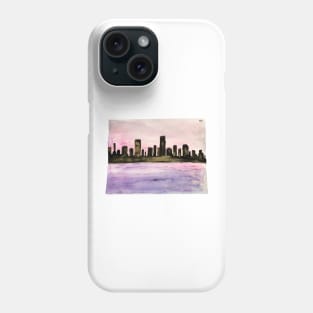 Hazy City Painting Phone Case