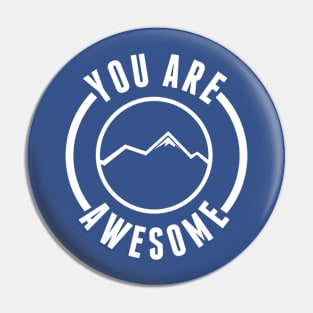 Awesome Mountain Pin