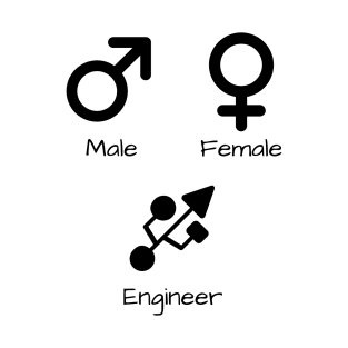 Engineer Gender Meme T-Shirt