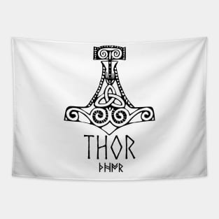 Minimalist Thor Tapestry