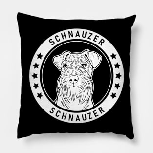 Schnauzer Fan Gift Pillow