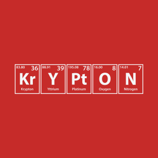 Krypton Elements Spelling T-Shirt