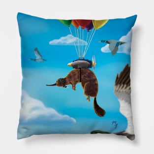 Flying with Cousins Pillow