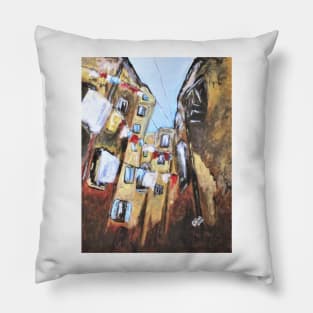 City Laundry Day Pillow