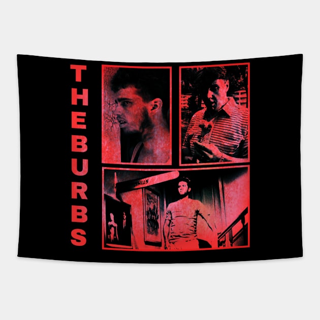 The Burbs Tapestry by Punks for Poochie Inc
