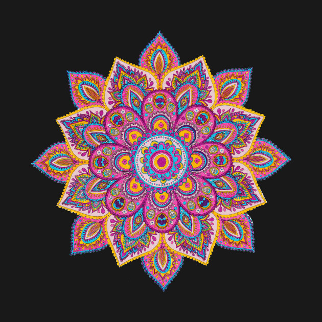 Disover Flower Mandala - Mandala - T-Shirt