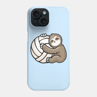 Baby Sloth volleyball player Phone Case