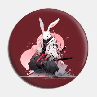 The Way of the Samurai Rabbit Pin