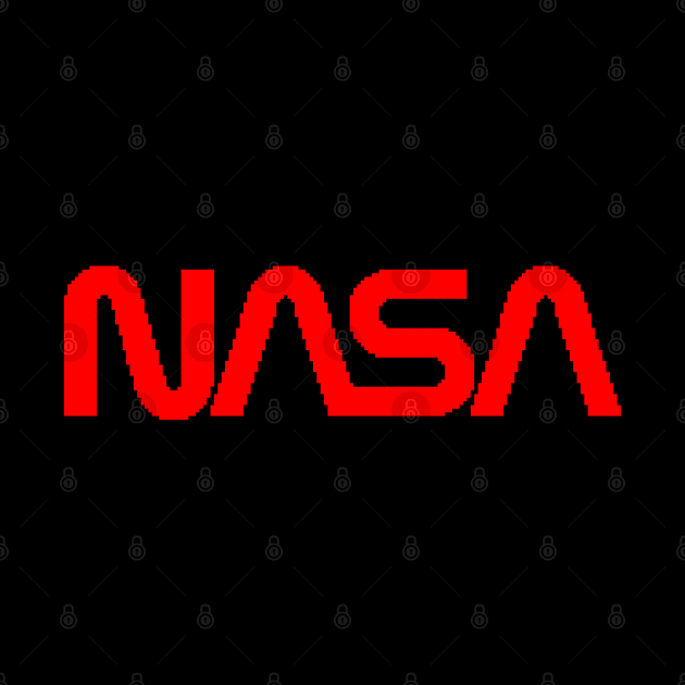 NASA Worm 8-bit by CCDesign