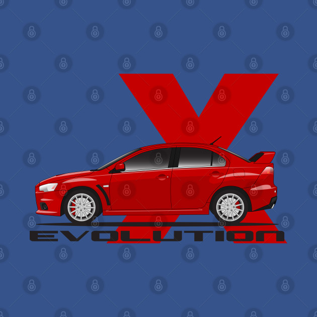 Disover EVOLUTION X - Mitsubishi Evo - T-Shirt