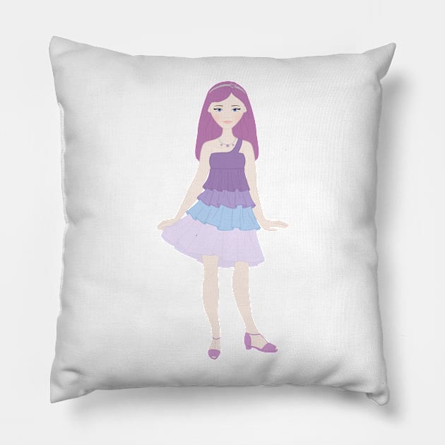 Kiera 2 Pillow by littlemoondance