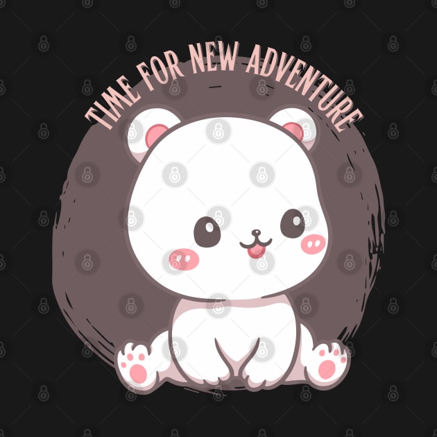 Time for new adventure Hello little bear cute baby outfit by BoogieCreates