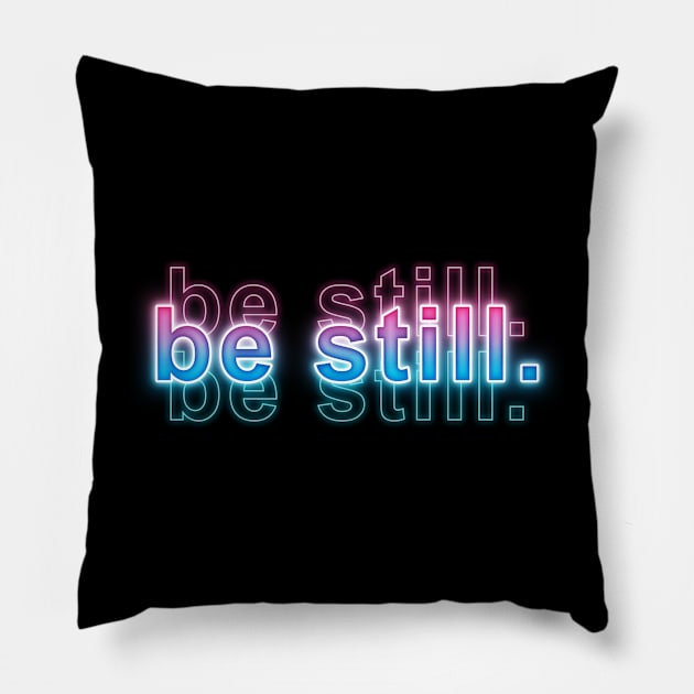 be still Pillow by Sanzida Design