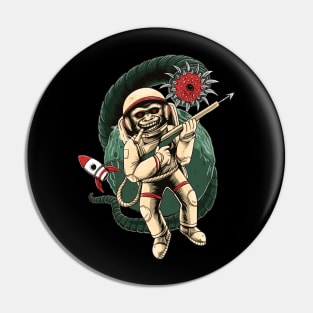 Space Ape Hunter Pin