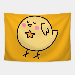 Star Yellow Bird Tapestry