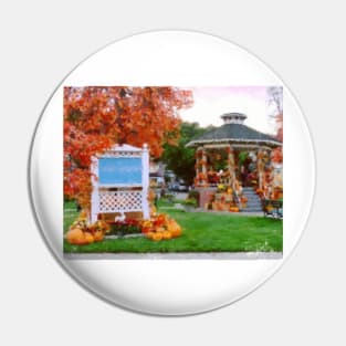 Gazebo - Town Square - Autumn Pin