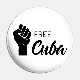 Free Cuba Pin