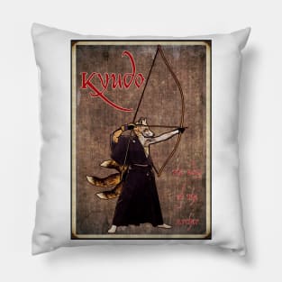 Kyudo Kitsune- The Way of the Archer Pillow