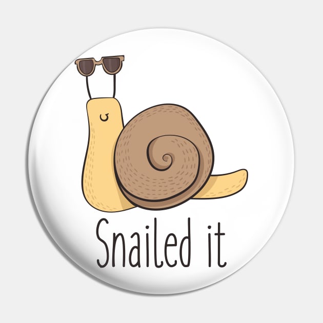 Snailed It! Pin by Dreamy Panda Designs