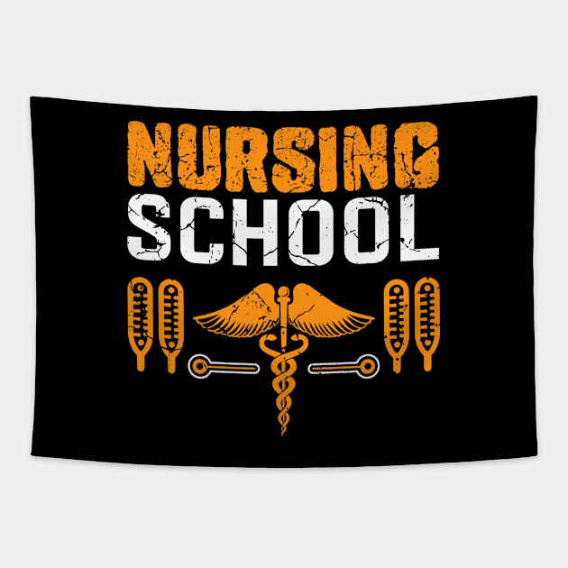 funny Nursing School, NURSE'S DAY, Future Nurse / Nurse gift/ Nursing Tapestry by UranusArts