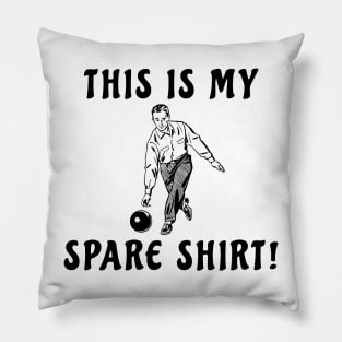 Funny Bowling Man quote Pillow