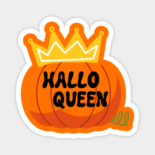 Hallo Queen Pumpkin Magnet