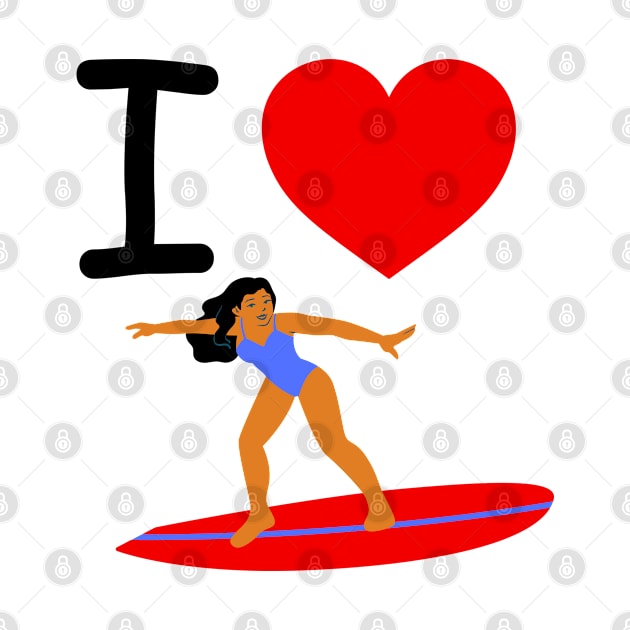 I HEART SURFING by EmoteYourself