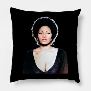 Pam Grier Potrait Pillow