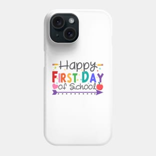 Welcome Back To School First Day Of School Students Teachers Phone Case