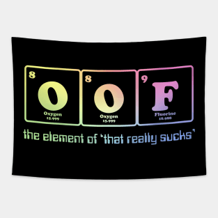 Periodic Table "Element of That Really Sucks" Tapestry