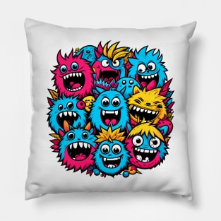 We are very cute little monsters Pillow