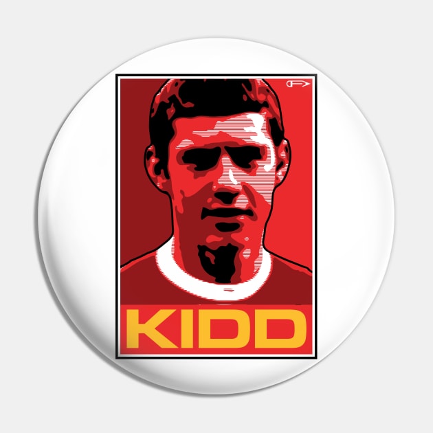 Kidd - MUFC Pin by David Foy Art