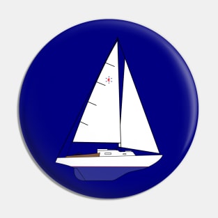 Pearson Ensign Sailboat Pin