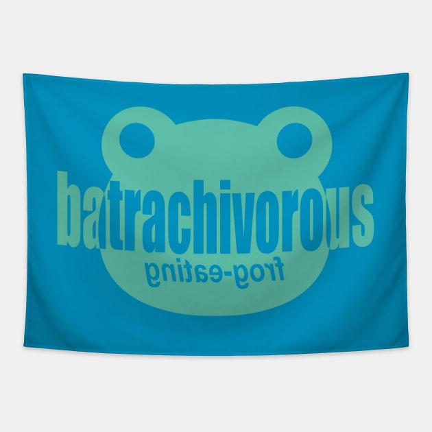 Batrachivorous  - Frog Eating Tapestry by taxdollars