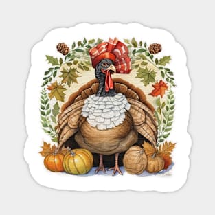 Thanksgiving Turkey Magnet