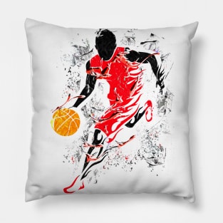 Chicago Bulls Basketball Pillow