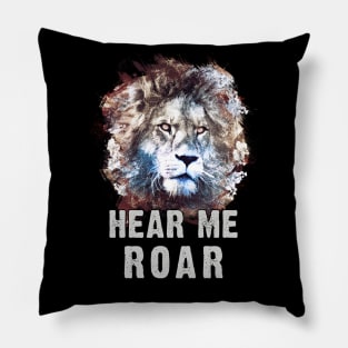 Hear me ROAR - Lion Pillow