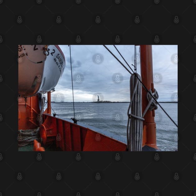 Liberty through the Staten Island Ferry by ShootFirstNYC