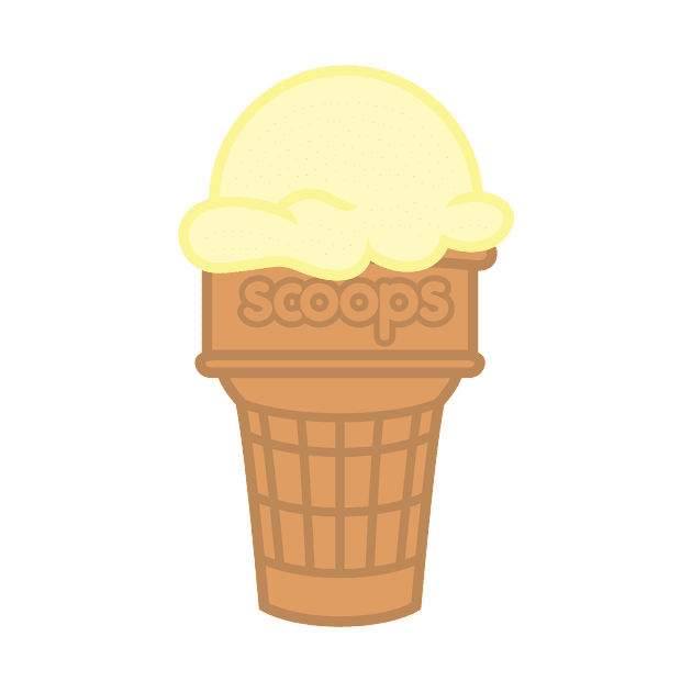 Cone - Vanilla by ScoopsBrand